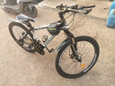 金武端自行车成人山地车公路赛车单车骑行变速超轻越野中学生初中青少年 旗舰版-辐条轮-黑白色 26寸21速 实拍图