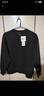 优衣库合作款男装女装宽松卫衣长袖运动衫休闲上衣481040 482310 482310/09黑色 L 实拍图