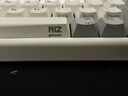 宁芝（NIZ） 宁芝蓝牙专用适配器   试轴器   pbt双色注塑键帽 机械键帽通用 108键灰白双色正刻PBT键帽（带4颗MAC增补） 实拍图
