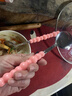 不锈钢彩色珍珠勺子家用饭勺家用调羹小汤勺塑料手柄餐勺长柄圆勺 精品勺子 【粉色 2支装】 实拍图
