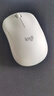 罗技（Logitech）M240 无线鼠标 蓝牙鼠标 办公鼠标 简约便携 白色 实拍图