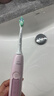 飞利浦（PHILIPS）声波电动牙刷钻石3系 生日礼物 情侣送男生/女友 微泡水流 HX5171/04淡粉色 实拍图