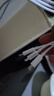 品胜（PISEN） 三合一数据线多头usb多功能数据车载充电线一拖三适用iphone15/16苹果安卓 【经典款1米】白色 实拍图