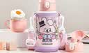 乐扣乐扣幼儿园水杯3-6岁直饮吸管杯学生杯子上学用喝水壶500ml 实拍图