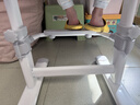 童状元儿童学习椅c12中小学生写作业升降椅可调节家用座椅电脑椅凳子 手摇升降调节+动态追背灰 实拍图