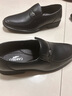 卡帝乐鳄鱼（CARTELO）套脚头层牛皮商务休闲鞋男士圆头低帮爸爸鞋皮鞋男1068 黑色 39 实拍图
