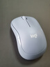 罗技（Logitech）M221 轻音鼠标 无线鼠标 办公鼠标 对称鼠标 带无线微型接收器 雾霭蓝 实拍图