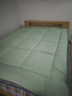 京东京造抗菌云感棉花床垫 新疆棉床褥加厚可折叠软垫 1.5x2m 豆绿色 实拍图
