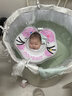 鲸保婴儿游泳圈 0-3个月脖圈 新生儿游泳圈宝宝洗澡颈圈K5012粉色中码 实拍图