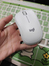 罗技（Logitech）M221 轻音鼠标 无线鼠标 办公鼠标 对称鼠标 带无线微型接收器 米白色 实拍图