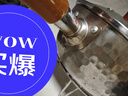 美厨（MAXCOOK）加厚304不锈钢汤盆 炒菜盘大碗盛汤方便面冷面碗菜碗家用MCWA7276 实拍图