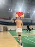 川崎（KAWASAKI）羽毛球服运动短裙女款防走光半身裙A2754 白色 XL 实拍图