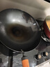 王源吉铁锅无涂层炒锅家用精铸铁燃气煤气灶适用老式不粘炒菜锅 30cm 实拍图