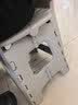禧天龙塑料折叠凳靠背户外露营钓鱼便携成人加厚外出换鞋凳冰河灰 实拍图