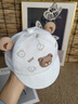 爱宝适婴儿帽子春秋款儿童鸭舌帽新生儿遮阳帽宝宝棒球帽 蓝小熊 S560 实拍图