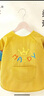 爱宝适儿童罩衣秋冬宝宝吃饭围兜反穿衣婴儿画画衣吃饭衣黄色恐龙 S415  实拍图
