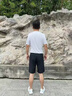 【网眼透气清爽】夏季印花短袖男运动速干男士t恤男冰丝健身衣服 China【白】 4XL 【建议160-180斤】 实拍图