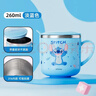迪士尼（Disney）儿童牛奶杯3岁-6岁有刻度早餐杯带盖耐摔咖啡杯宝宝幼儿喝水杯子 实拍图