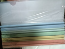 得力（deli）彩色水滴杆抽杆夹10只装 A4/10mm文件夹拉杆夹学生试卷夹资料册 PP610得力办公好物 实拍图