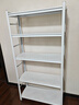 唐辑书架书柜家用落地置物货架学生钢制收纳储物架子 白五层80*30*160 实拍图