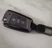 迪加伦大众汽车钥匙包新朗逸速腾途观L钥匙套壳B款-天空灰+真皮钥匙扣 实拍图