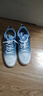 李宁热男童鞋子春秋季透气运动鞋学生跑步鞋网面气垫减震增高鞋子 天蓝升级款 42 实拍图