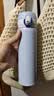 艾蒙多真空不锈钢保温杯女男学生便携时尚简约水杯 保冷防漏杯子500ML 天蓝色500ml 实拍图