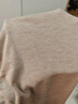 优衣库女装HEATTECH EXTRA WARM混纺高领T恤/长袖9%羊绒478954 478954/69藏青色 M 实拍图
