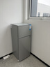 奥克斯小冰箱家用小型迷你冷藏冷冻两用出租房宿舍用节能省电寝室办公室电冰箱 【节能省电】186银色【高效保鲜 铜管速冷】70L 实拍图