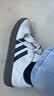 adidas 面包鞋 GRAND COURT BASE 00s休闲板鞋平底鞋男女阿迪达斯   灰色/黑色/酱紫   43 实拍图