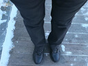 京东京造【加绒加厚】春季加绒裤子男士休闲裤男西裤男裤 黑色XL 实拍图