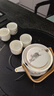 金镶玉功夫茶具整套装陶瓷茶壶茶杯送人礼品盒高档羊脂玉白瓷 山谷幽居 实拍图