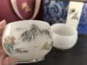 不拙琉璃白羊脂玉瓷茶杯主人杯高档个人专用单杯乔迁新婚礼物山水对杯 实拍图