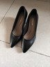 意尔康女鞋细跟通勤工作鞋浅口时装高跟鞋单鞋女春秋 26903W黑色36 实拍图