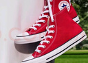 匡威（Converse）All Star夏季经典帆布男女高帮休闲运动鞋黑色1Z588 101013/红色 38 实拍图