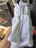 星工（XINGGONG）礼仪白手套劳保手套纯棉加厚透气防滑耐用文玩珠宝表演12付XGS-P5 实拍图