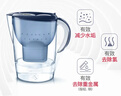 碧然德（BRITA）过滤净水器 家用滤水壶 净水壶 Marella 海洋系列 3.5L（蓝色） 实拍图