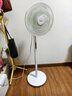 美的（Midea）【幸运草安睡1S】一级能效直流变频声控电风扇家用遥控卧室静音落地扇台式桌面抗菌大风力转页扇 实拍图