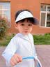 偶森儿童防晒帽2026年新款一体无痕空顶男童户外遮太阳帽大檐防紫外线 实拍图
