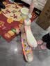 儿童滑板车二合一可折叠1-3-6-12岁溜娃可坐可骑溜溜玩具车平衡车 粉色+悍马闪光轮+音乐灯光+座椅 实拍图