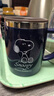 史努比（SNOOPY）带手柄不锈钢办公保温杯水杯420ML可爱杯子情侣杯 DP-5002 蓝色 实拍图