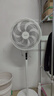 美的（Midea）【飓风节能】七叶柔风立式电风扇/家用轻音落地扇/台式小型风扇/大风力遥控定时摇头风扇 SAH35BSJ 实拍图