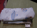 爱贝迪拉（AIBEDILA） 新生婴儿包单产房纯棉襁褓裹巾包被抱被春夏单层纯棉睡袋85cm 实拍图
