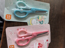 儿童剪刀小孩子宝宝剪刀幼儿园小学生圆头手工剪纸剪刀防夹手安全 【儿童剪刀】安全圆角/护套保护 拍一发三【3把装】粉+蓝+绿 实拍图