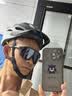 捷安特Wind系列全镀膜高清骑行眼镜男户外运动自行车眼镜 哑黑/银色全镀膜 实拍图