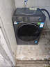 海尔（Haier）超薄滚筒洗衣机11/13公斤全自动八维减震1.2洗净比羊毛绿标毛毯洗蓝盾除菌大筒径清新防皱预约童锁 羊毛羽绒顽渍精华洗+智能投放 筒自洁 滚筒洗烘 13kg 实拍图