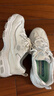 斯凯奇（Skechers）女鞋夏季蕾丝熊猫鞋厚底增高百搭休闲运动经典复古老爹鞋11959 白色/WHT 36.5 尺码偏大，建议选小半码 实拍图