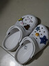 卡骆驰（CROCS）檀健次同款经典洞洞鞋轻便百搭女沙滩鞋包头拖鞋男鞋|10001 白色-100(含智必星) 37 /38(230mm) 实拍图