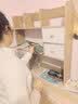 全品屋书架桌面置物架书桌收纳柜储物架办公室文件架简易学习桌书本收纳 实拍图