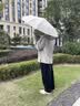 天玮伞业全自动雨伞大号加固抗风伞骨加厚黑胶晴雨两用伞原创手柄-可定制 实拍图